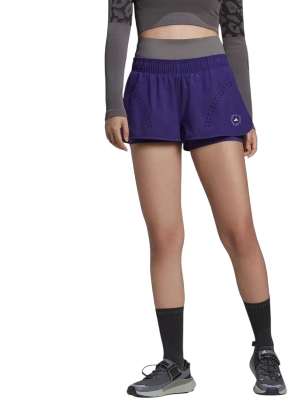 adidas by Stella McCartney Truepurpose Shorts Women's Size XS Purple Athletic